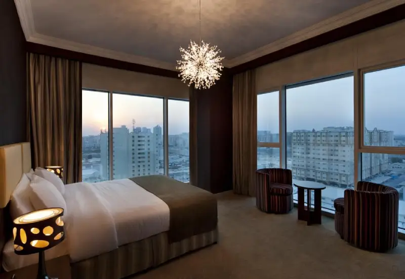 Saray Musheireb Hotel and Suites bed